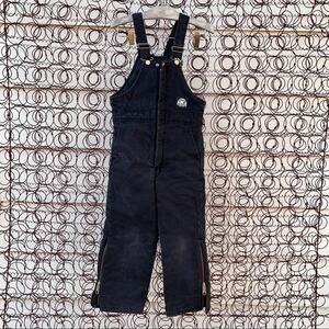 Youth Polar King Key insulated bib overalls black YOUTH SMALL
